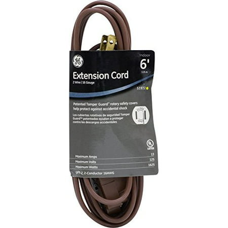 UPC 043180002198 product image for Brown Extension Cord 6 Ft - 1 Pack | upcitemdb.com