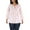 Ballerina Pink Multi, variant on Tommy Hilfiger Womens Plus Pintuck Heart Print Blouse
