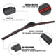 thumbnail image 4 of Auto Delantero Parabrisas Limpiaparabrisas Hojas Kit para Gancho Brazo Superior Pellizco Candado 22"+22" Unique Bargains limpiaparabrisas, 4 of 6