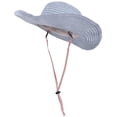 thumbnail image 2 of Women's Summer Floppy Beach Sun Hat with Removable Strap,Llight Blue, 2 of 4