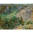 thumbnail image 2 of Zygmunt Waliszewski 24x20 Gold Ornate Framed and Double Matted Museum Art Print Titled - Landscape from Angles (1930), 2 of 4