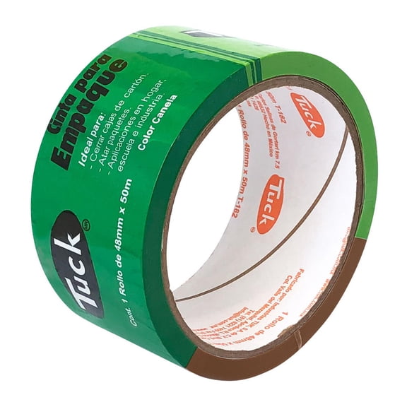 Cinta de empaque Tuck Canela 48 mm x 50 m 1 Pieza