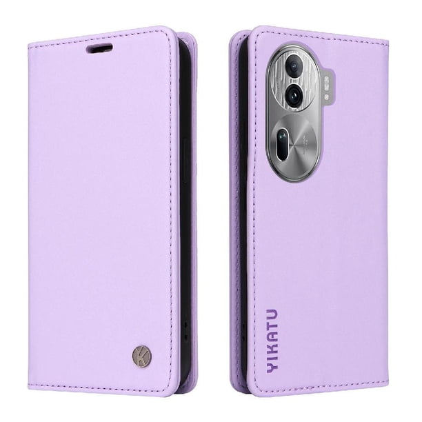 Funda para OPPO Reno 11 Pro 5G Estuche de Cuero PU Tipo Cartera con Ranuras para Tarjetas y Cierre Magnético