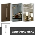 thumbnail image 3 of PBPBOX Stainless Steel Candle Holders White Metal Taper Insert for Decor, 3 of 8