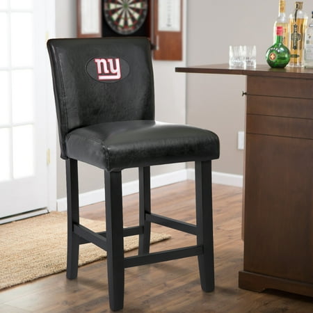 Custom Logo Bar Stools New York Giants Model 24YG Officially Licensed 24 inch Parsons Bar Stools (sold 2/carton) with beautifully embroidered NFL team logo. ()