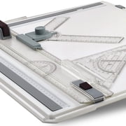 A3 Drawing Board Table with Parallel Motion and Adjustable Angle, Metric Measuring System,with Assorted Drawing & Drafting Tools