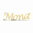 thumbnail image 4 of True Elegant Personalized "Mona" 925 Sterling Silver 14K Rose Gold Over Custom Name Necklace - Script Font, 4 of 5