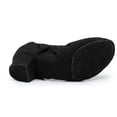thumbnail image 5 of Xfvqtps Womens Latin Dance Shoes Low Heel Cross Elastic Straps Close Toe Ballroom Salsa Canvas Dance Shoes Black, 5 of 8