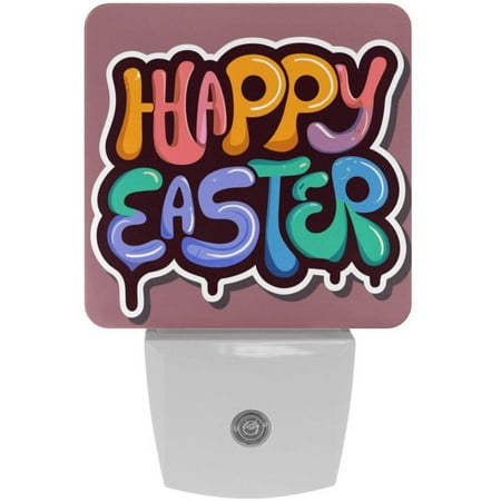 

Easter LED Square Night Lights - Energy Efficient and Sleek Design - for Bedroom or Living Room - Easy to Install - Dimmable and Remote Controlled