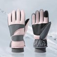 thumbnail image 4 of Guantes unisex de resistencia al frío impermeables a prueba de viento guantes deportivos al aire libre de invierno, 4 of 9