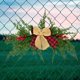 thumbnail image 4 of Guirnalda de buzón de Navidad de 22 pulgadas, corona de ciprés artificial con lazo de bayas rojas, guirnalda de arco de vegetación invernal para decoración de dintel de puerta de pared, 58 cm de largo, 4 of 4