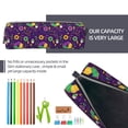 thumbnail image 5 of Naloa Mardi Gras and Donuts Leather Pencil Case, Makeup Pouch, Zipper Pouch for Daily Essentials, Storage Organizer, Cosmetics and Stationary Bag, 5 of 7