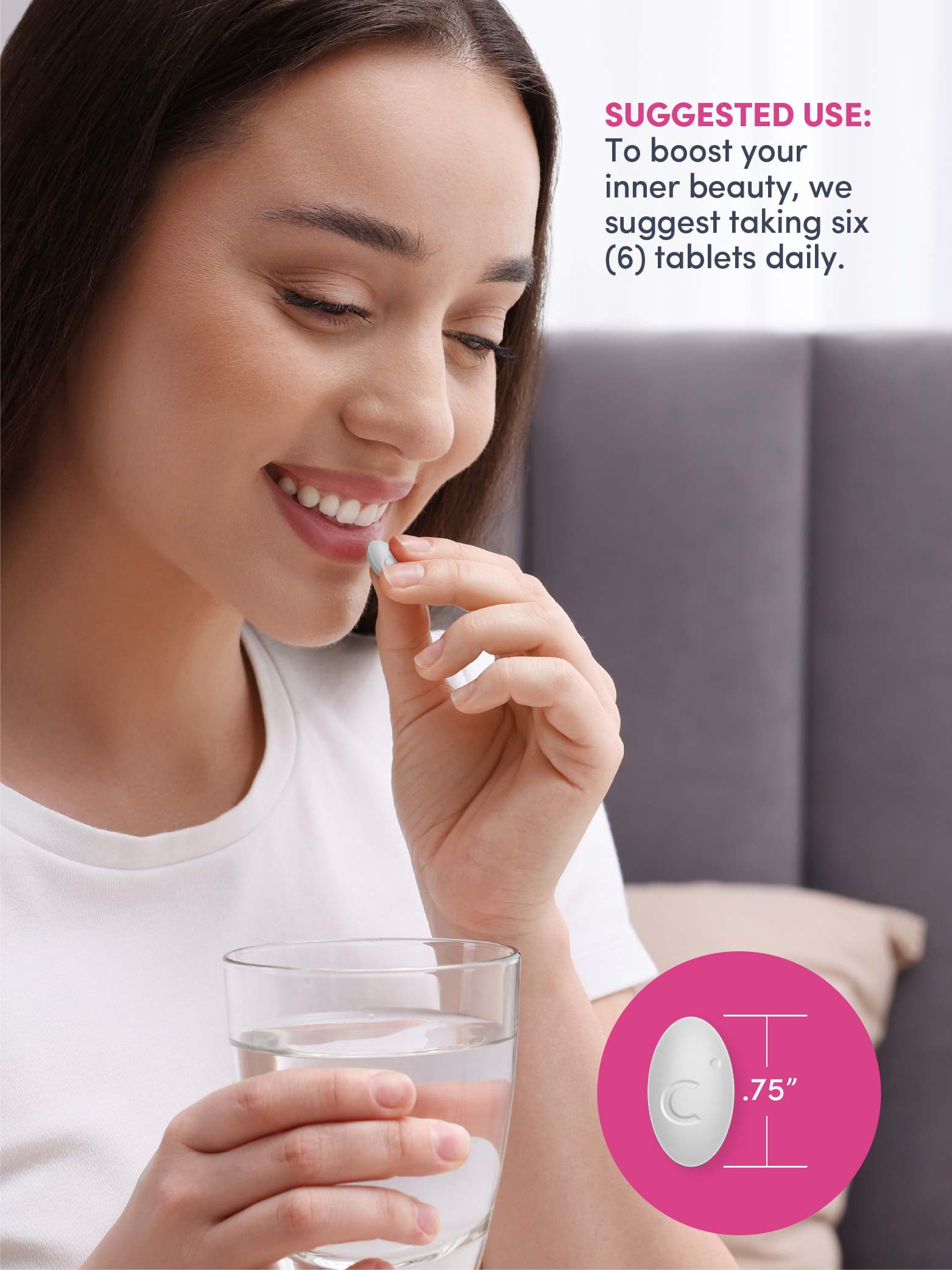 Grass Fed Collagen with Vitamin C and Biotin | 270 Tablet for Men and Women | by NeoCell
