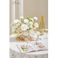 thumbnail image 3 of Set de Decoración de Flores Artificiales Serwalin Blanca de Primavera, 3 of 9