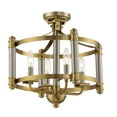 thumbnail image 7 of Craftmade 54854 Stanza 4 Light 18" Wide Semi-Flush Ceiling Fixture - Black, 7 of 7