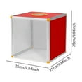 thumbnail image 2 of EHJRE Box Collection Box Storage Ticket Box Donation Box Raffle 25x25x25cm, 2 of 9