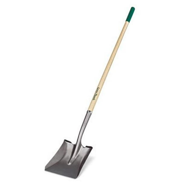 Green Thumb Long Handle Square Point Shovel