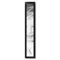 ArtToFrames 5" x 34" Black Picture Frame, 5x34 inch Black Wood Poster Frame (WOM-5141)