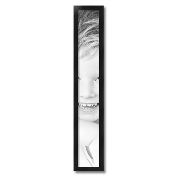 ArtToFrames 5" x 34" Black Picture Frame, 5x34 inch Black Wood Poster Frame (WOM-5141)