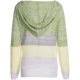 thumbnail image 3 of Sudadera con capucha para mujer, suéteres con bloque de color, manga larga, sudaderas con capucha, 3 of 7