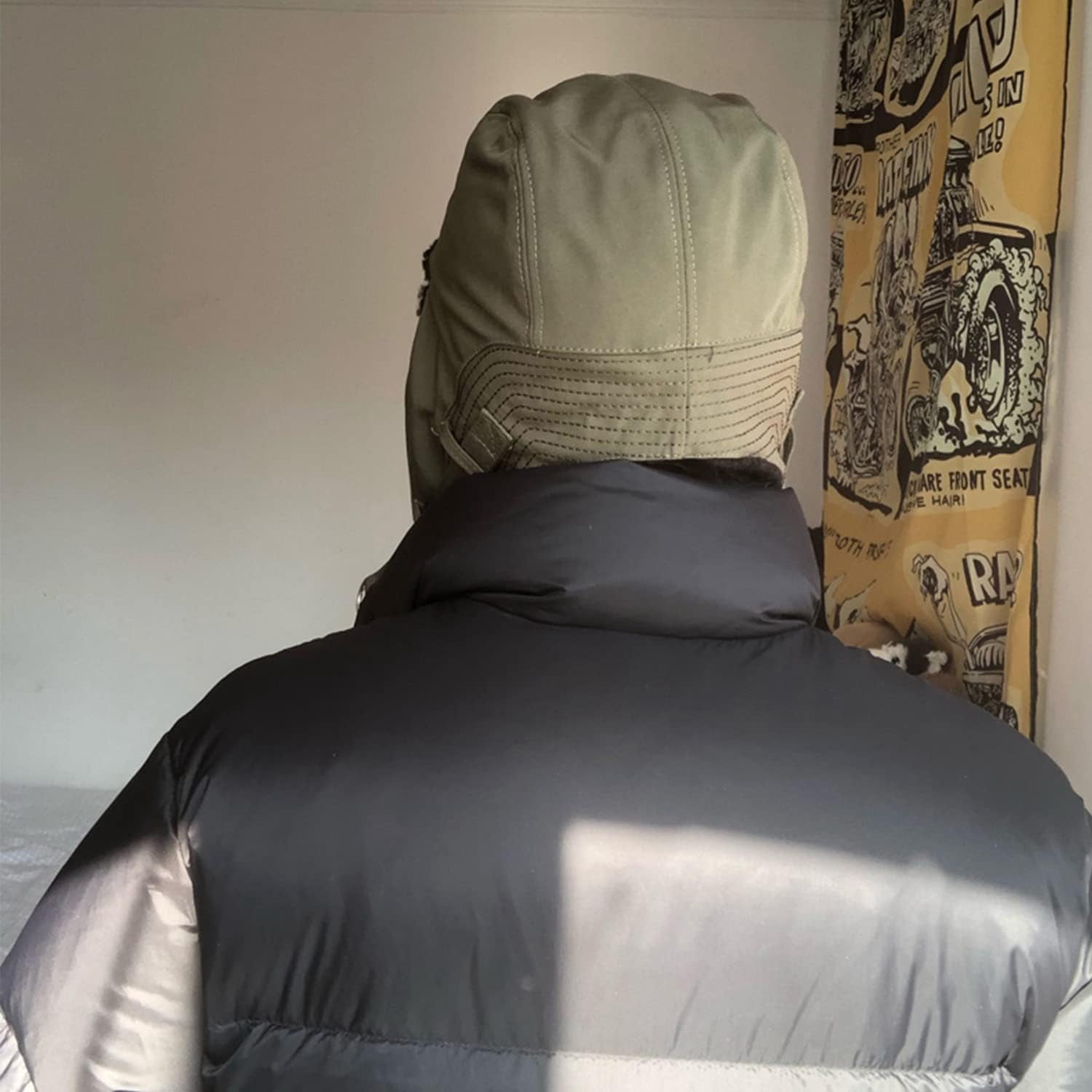 Zhengup Waterproof Trapper Hat with Brim Men Women Ushanka Hats Fleece Winter Warm Trooper Ski Hat Visor Ear Flap Hat