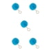 thumbnail image 3 of Moyic Llavero Colgante Creativo Pequeños Llaveros Llaveros Multifuncionales Mujeres para Niños Adultos Ancianos Estudiantes Azul Cielo 9cm Type2 NO2 Moyic  CBP341940, 3 of 6