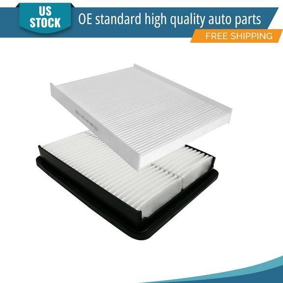 YXPCARS 2PCS Engine Air Filter & Cabin Air Filter for Hyundai Santa Fe Kia Sorento, New Air Filter Kit Replacement (CA10881, CF11664)