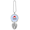 thumbnail image 1 of Feliz Navidad Santa Claus Hat Colgante de ala, 1 of 3