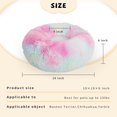 thumbnail image 5 of Cama para perros Nononfish Calming Donut, 48 cm, color melocotón, lavable para 7 kg, 5 of 5