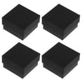 thumbnail image 1 of MIANGASTORE 24pcs Paper Ring Boxes Black Jewelry Packaging Boxes Small Gift Box, 1 of 8