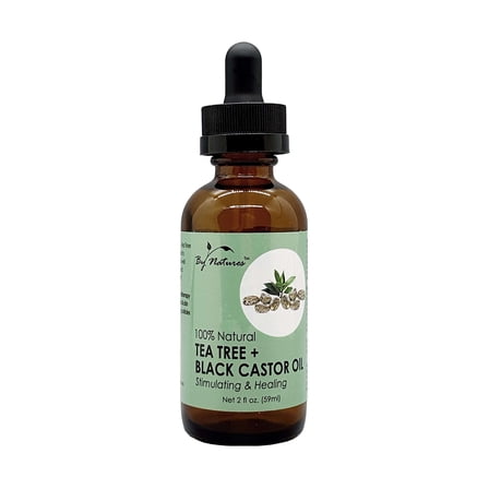 By Nature Tea Tree   Black Castor Oil 2 oz