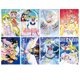 thumbnail image 1 of Set de pósters de anime de Sailor Moon, 8 piezas, 42 x 29 cm, decoración de habitación, 1 of 1