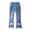 Watermelon Red, variant on OVAFBAU Girls Wide Leg Jeans Flare Denim Pants Girls Denim Flared Bow Slim Fashion Slim Soft Pants