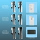 thumbnail image 4 of Compatible con PS5 Pro/Slim/Consola Soporte de pared con gancho de almacenamiento y colgador para auriculares y mandos para PlayStation 5 Organización de accesorios para consolas, 4 of 9