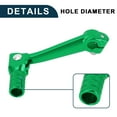 thumbnail image 5 of Unique Bargains Motorcycle Shift Pedal Aluminum Alloy Folding Gear Shifter Shift Lever Green 1 Pcs, 5 of 6