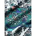 thumbnail image 4 of Women Juniors Boho Vintage Stretchy Bell Bottom High Waist Flare Pants Hippie Baggy Wide Leg Palazzo Trousers, 4 of 9