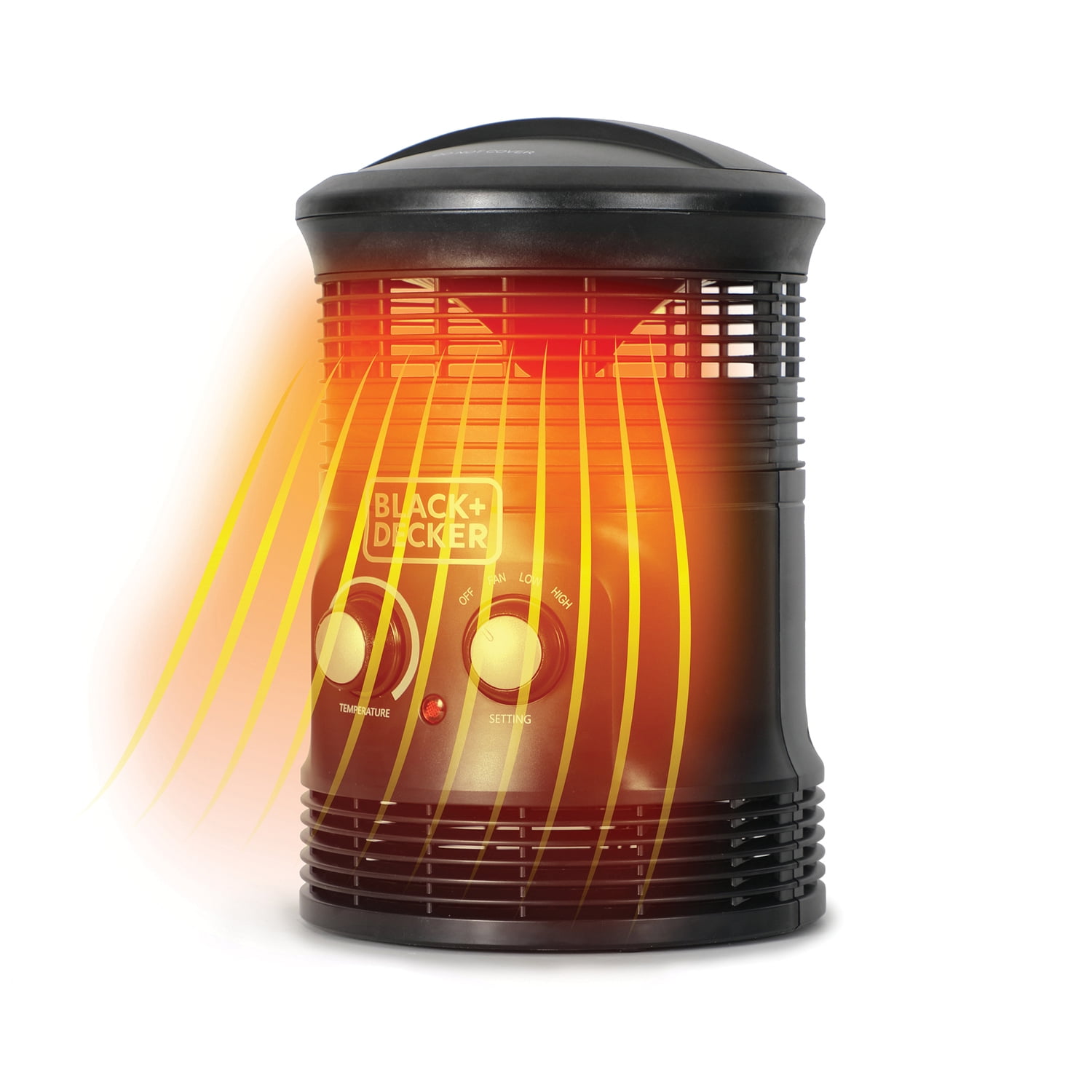 Black + Decker 360° 2-in-1 Desktop Heater & Fan