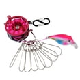 thumbnail image 2 of Candado de acero inoxidable con rueda telescópica para pesca con hebilla para peces vivos, equipo de pesca en balsa para pesca en agua dulce, 2 of 5