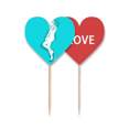 thumbnail image 1 of Palillos de dientes de bandera de amor Unbranded selección de pastelitos Azul belleza mujer regordeta, 1 of 4