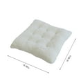 thumbnail image 3 of YOHAVEN Floor Seat Cushion 20"x20", Tufted Corduroy Square Pillow for Living Room Tatami Sofa Chair, Comfortable Floor Seating Cushion for Home Office Balcony Outdoor Decor, 3 of 6