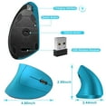 thumbnail image 3 of SGEYR 2.4G Wireless Vertical Ergonomic Optical Mouse USB Connector 800/1200/1600 DPI 6 Buttons, 3 of 8