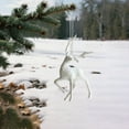 thumbnail image 6 of Reindeer Christmas Ornaments for Tree White Glitter Deer Hanging Decorations Rustic Farmhouse Reindeer Decor for Holiday Party Xmas Home Gift, 6 of 6