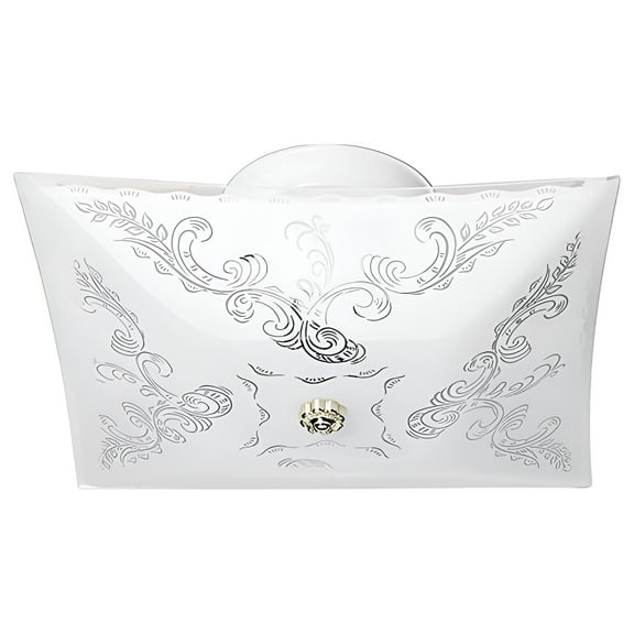 Nuvo 77-126 - 12" SQUARE GLASS WHITE HOLDER