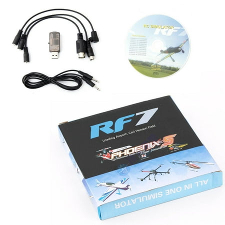 RF7 22 in 1 RC USB Flight Simulator Set Fit for XTR G5 G6 G7 AeroFly (Best Rc Flight Simulator)