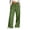 EX50_Green, variant on Women's Wide Leg Pants High Waisted Beach Palazzo Pants Soft Drawstring Trousers with Pockets Green S