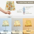 thumbnail image 4 of LED Desk Lamp Funny Baby Capybaras and Orange Table Nightstand Lamps with 3 Color Temperatures for Home Bedroom Living Room Decor 8x12, 4 of 8