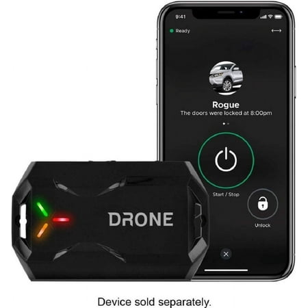 Compustar - 2-Way Upgrade Kit for Remote Start System with LTE Module - Black