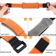thumbnail image 4 of ORUYROP 2PCS Guitar String Mute Dampeners, Guitar Fret Wraps Mute, Bass Guitar String Cover Tape, Adjustable Bass Mute Silencer, Fretboard Muting Straps Belt, Musical Instrument Accessories-Or, 4 of 7