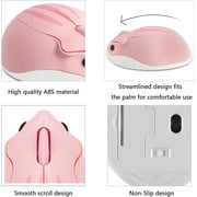 Dpisuuk Wireless Mouse, Cute Hamster Shape Computer Mouse, Silent Mouse 2.4GHz 1200DPI Optical Mouse with USB Receiver, Cordless Mouse for Laptop Computer