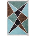thumbnail image 2 of Casavani Hand Woven Bohemian Garden Area Rug, Blue 4x15 feet, 2 of 6